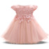 First 1 Year Birthday Baby Girl Party Dress Lace Christening Gowns Toddler Girl Clothes Kids Dresses For Baby Frocks Designs