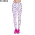 FCCEXIO Autumn New Fashion Women Leggings Qilin And Sweets 3D Printed Leggins Fitness legging Sexy Slim High waist Woman pants