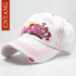 CNTANG Women Baseball Cap 100%Cotton Snapback For Girls Embroidery Crown Hip hop Hat Brand Vintage Fashion Visor Summer Sun Cap