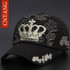 CNTANG Brand Women Embroidery Crown Baseball Cap Fashion Hip Hop Hat Cotton Snapback For Women Summer Casual Caps High Quality