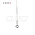 CLUCI 3pcs fashional girls 925 sterling silver box necklace chain to match pendants and pearls