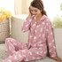 Gadpat Women Autumn Winter Pajamas Soft Comfortable Printing Home Suit Women Cotton Pyjama Sleepwear Plus Size Pajamas Woman
