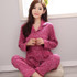 Gadpat Women Autumn Winter Pajamas Soft Comfortable Printing Home Suit Women Cotton Pyjama Sleepwear Plus Size Pajamas Woman