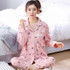 Gadpat Women Autumn Winter Pajamas Soft Comfortable Printing Home Suit Women Cotton Pyjama Sleepwear Plus Size Pajamas Woman