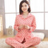 Gadpat Women Autumn Winter Pajamas Soft Comfortable Printing Home Suit Women Cotton Pyjama Sleepwear Plus Size Pajamas Woman