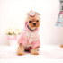 dog warm coat pet clothes for dogs and cats small dog clothes winter jacket  plaid overcoat windbreaker