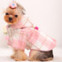 dog warm coat pet clothes for dogs and cats small dog clothes winter jacket  plaid overcoat windbreaker