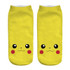 % New Arrival Kawaii Harajuku Pokemon Pikachu Socks 3D Printed Cartoon Women's Low Cut Ankle Socks Novelty Casual Socks Meias D