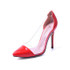 GENSHUO 2017 Women Sexy Valentine Pointed Toe Stiletto High Heels Shoes Ladies Wedding Dress Bridal Designer Pumps Zapatos Mujer