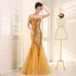 Fast Delivery Purple Long Mermaid Prom Dresses Sweetheart Gold Sequins Party Dress For Women Gold Mermaid Evening Gown SA957