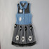 New Princess Baby Girl's Kids Denim Sleeveless Tops Tulle Tutu Mini Dresses