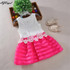 Hot Christmas Girl Dresses Girl Kids Pageant Princess Tutu Crochet Baby Girl Dress Party Wedding Tulle Dresses Girls Clothes