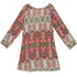 Fashion Summer Vintage Ethnic Dress Sexy Women Boho Floral Printed Casual Beach Dress Loose Sundress