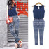 Fashion Summer Sexy Women Casual Sleeveless Party Clubwear Jumpsuit Long Pants Jumpsuit  Playsuit Romper