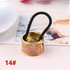 Hot Sales Fashion Plastic Print Hair Rope Elestic Rubber Hair Bands Headbands For Women Tie Ponytail Hair Accessories For Girls