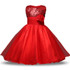 Flower Teenage Girl Dress For Wedding Party Kids Costume Children Clothing Girl Bridesmaid Ball Gown Tulle Clothes For Girls 12T