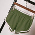 CharmDemon Casual Shorts Women  Solid Color Fashion Elestic Waist Cotton Blend Short ap7