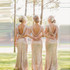 Champagne gold Long Bridesmaid Dresses Sequined Short Sleeve Floor Length Bridesmaid Dress 2015 Prom Gown Wedding Party Dress