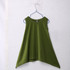 NSummer 2017 New Baby Girls Kid Summer Pure Color Sundress Sleeveless Irregular Short Vest Dress Clothes 2-7Y