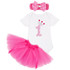 iEFiEL Newborn 1 Year Birthday Dress for 1st First Baby Kid Girl Birthday Clothing Infant Princess Baby Girl Party Tutu Dress