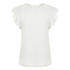 Fashion Women Blouse Ruffles Short Sleeve Shirt Women Tops Femme blouses 2017 Casual O-Neck blusas White Ladies Top camisa mujer