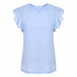 Fashion Women Blouse Ruffles Short Sleeve Shirt Women Tops Femme blouses 2017 Casual O-Neck blusas White Ladies Top camisa mujer