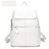 Fashion Winter Color 100% Genuine Leather Casual Women's Backpacks Brief Casual Knapsack Laptop Bag Ladies Pocket Girl Schoolbag