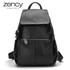 Fashion Winter Color 100% Genuine Leather Casual Women's Backpacks Brief Casual Knapsack Laptop Bag Ladies Pocket Girl Schoolbag