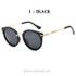 Fashion Vintage Round Sunglasses Women Brand Design Sunglasses Eyeglasses Alloy Legs Shades Lunettes de soleil LM027