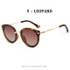 Fashion Vintage Round Sunglasses Women Brand Design Sunglasses Eyeglasses Alloy Legs Shades Lunettes de soleil LM027