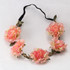Bohemia Handmade Floral Headband Women Flower Crown Wedding Garland Hair Accessories Girls Flower Hairband Bridal Headdress