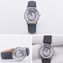 watches women fashion watch 2016 brand PU Leather Alarm clock printing Analog Quartz Vogue Wrist Watches lady hours reloj muje