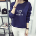 2017 Thickening Long-Sleeved Sweatshirt Harajuku Hoodie Women Casual Sweet Tracksuit Loose Letter Printed Korean Style