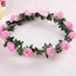 New Rose Flower Crown Headband Wreath Party Wedding Bridal Garland Hairband Headwear