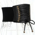 Fashion Elastic Belt for Women Bowknot Leather Wrap Around Obi Style Cinch Waistband Black Cummerbund Brown Women Belt