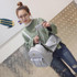 Fashion Composite Bag Pu Leather Backpack Women Cute 3 Sets Bag School Backpacks For Teenage Girls Black Bags Letter Sac A Dos