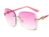 Big Frame Women/ Men Sunglasses Fashion high Quality Gradient