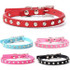 Factory Price! Pet Suede PU Leather Crystal Rhinestone Dog Puppy Cat Collar Necklace XS S M