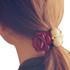 Elastic Hair Bands Women Satin Ribbon Rose Flower Jewelry Hairband Headband Ponytail Holder Hair Band Girls Hair Accessories