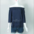 Off shoulder Hollow Out White Lace Blouse Tops Shirts Sexy Women Loose Slash Neck Flare Sleeve Summer Shirts Autumn Blusas X0318