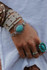 Odette Turquoise + Silver Bracelet