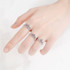 Round Cut Moissanite Diamond Princess Crown Ring
