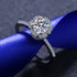 Round Cut Moissanite Diamond Classic Halo Ring
