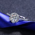 Round Cut Moissanite Diamond Classic Halo Ring
