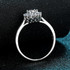Round Cut Moissanite Diamond Classic Halo Ring