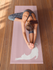 Stretching Cat - Blue & Pink - Hot Yoga Mat