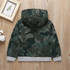 Boys Camo Cartoon Zipper Long Sleeve Hooded Jackets Wholesale