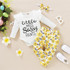Baby Girls Letter Printed Ruffled Long Sleeve Romper & Floral Printed Pants & Headband Wholesale Baby Outfits