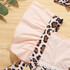 Baby Girls Leopard Printed Ruffled Romper & Headband Baby Boutique Clothing Wholesale