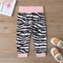 Baby Girls Letter Cartoon Printed Romper & Pants & Headband Baby Wholesale
